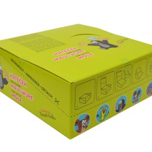 Prodajna škatla 24 kosov, Krtek s klobukom 15 cm, plišasta igrača