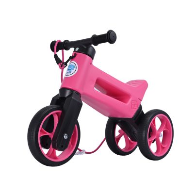 Kolo FWRider SuperSport YETTI 3v1 Pink s trakom, smučmi in tihimi kolesi