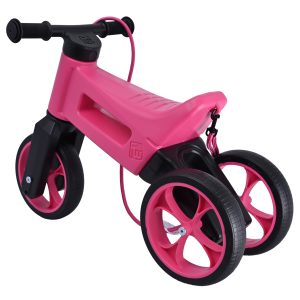 Kolo FWRider SuperSport YETTI 3v1 Pink s trakom, smučmi in tihimi kolesi